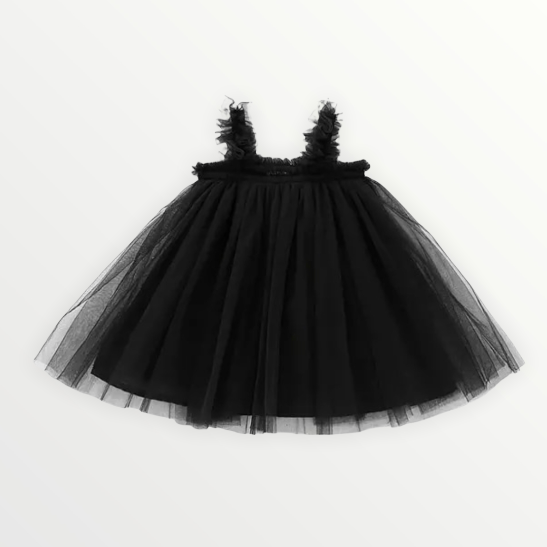 Tulle Dress - Black Tulle Dress - Black