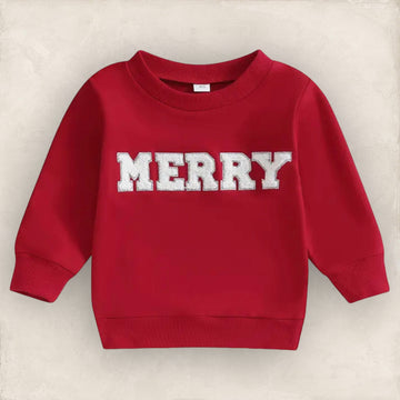 MERRY Apliqué Sweatshirty