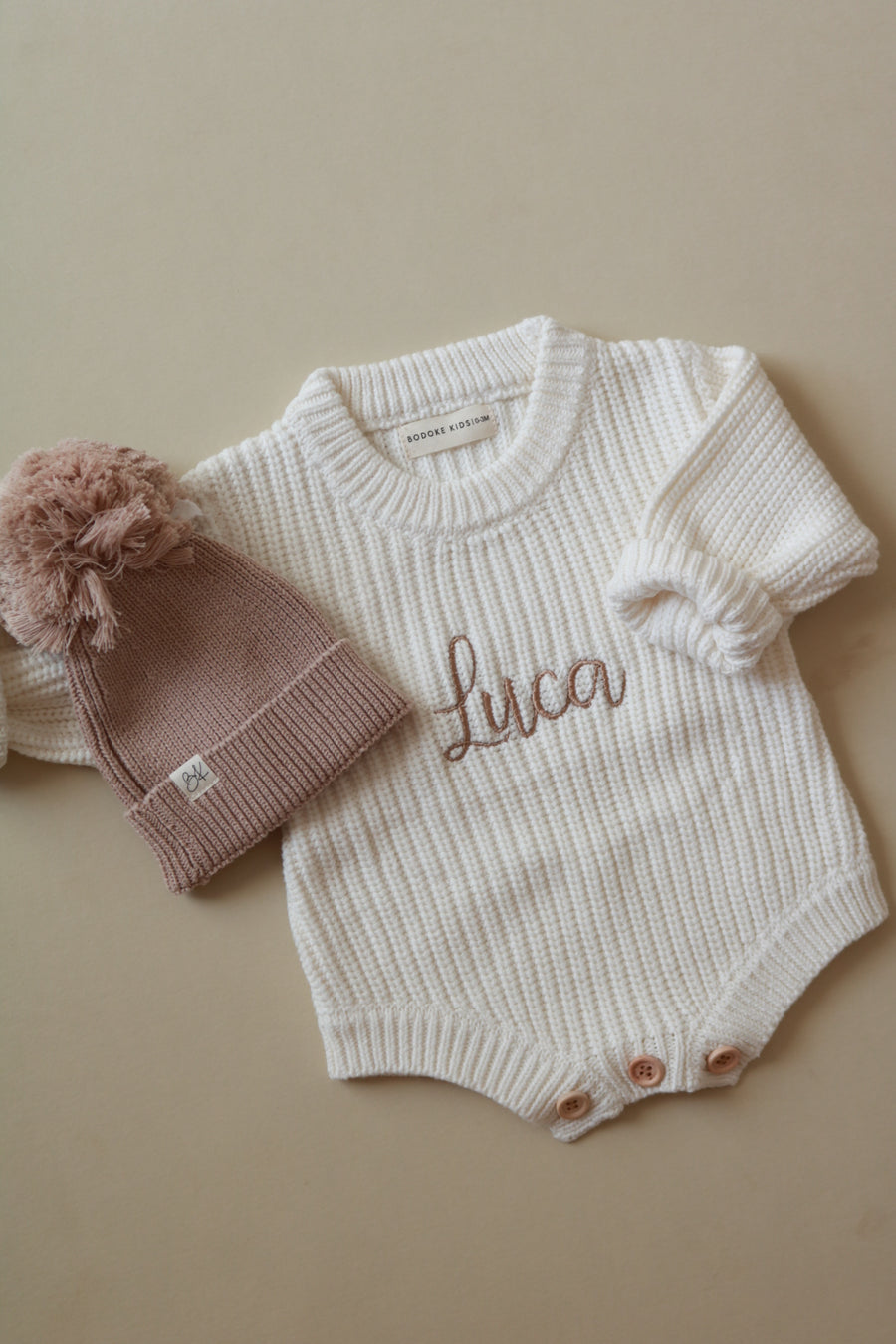 Knit Romper - Personalized