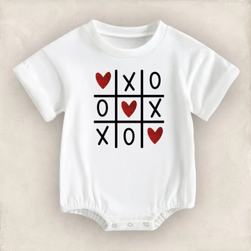 Tic Tac Toe Bubble Romper