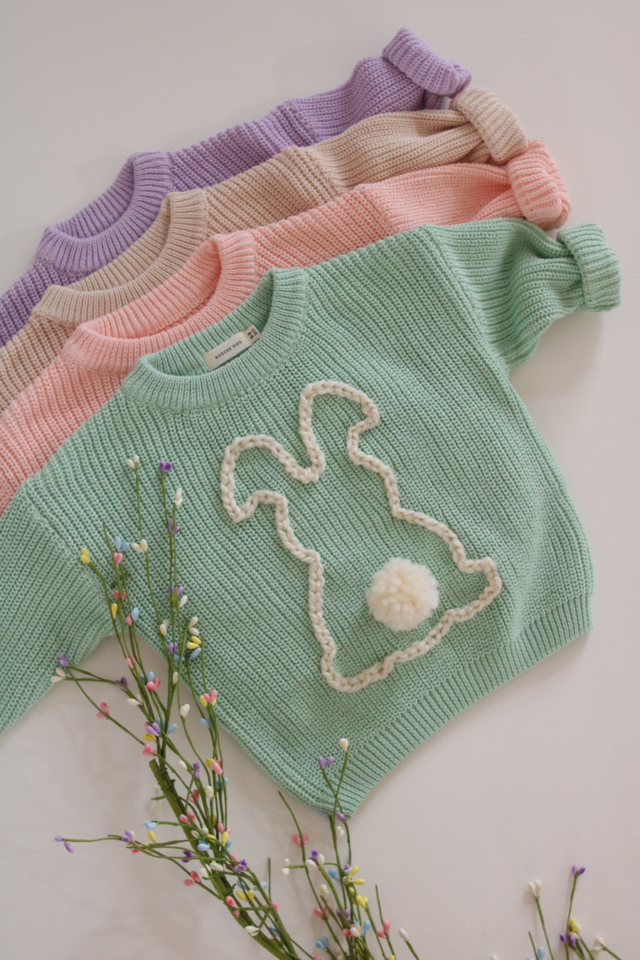 Bunny Handembroidered Sweater