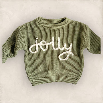 JOLLY Handembroidered Chunky Sweater