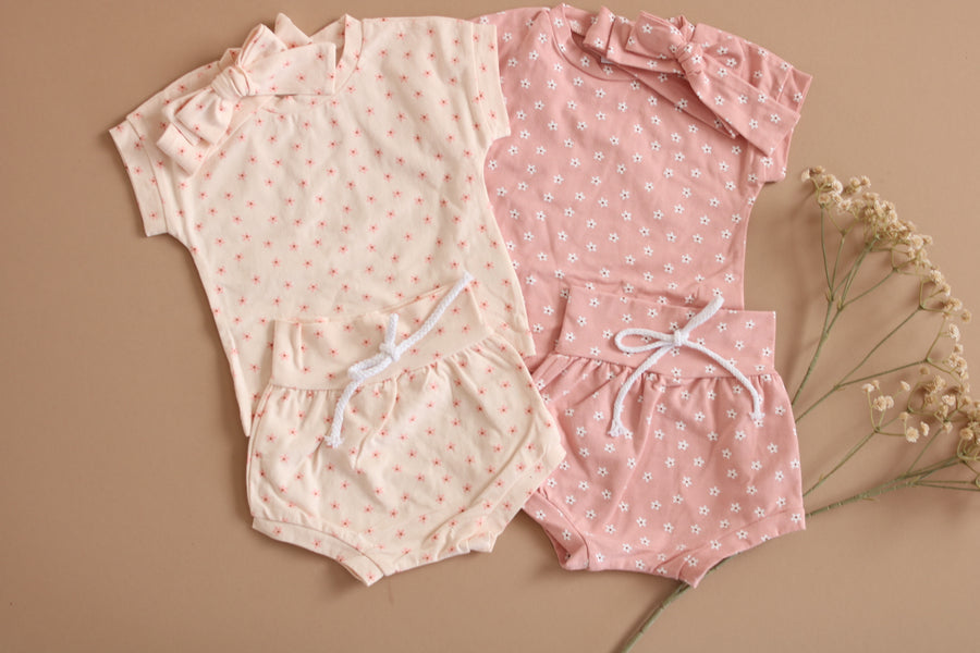 Dainty Floral Baby Girl Set