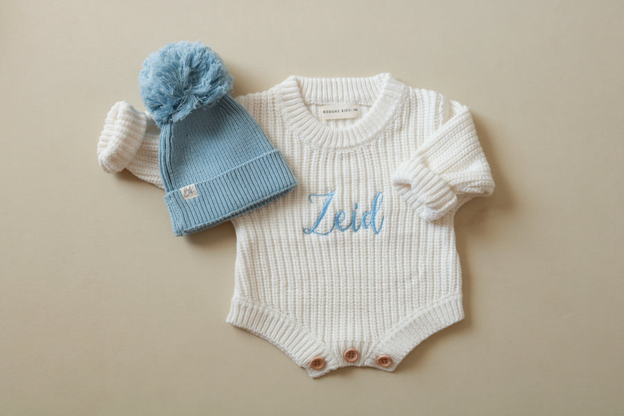 Knit Romper - Personalized