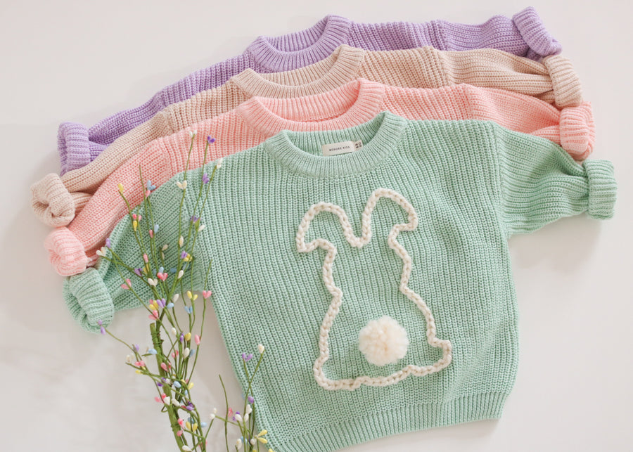 Bunny Handembroidered Sweater