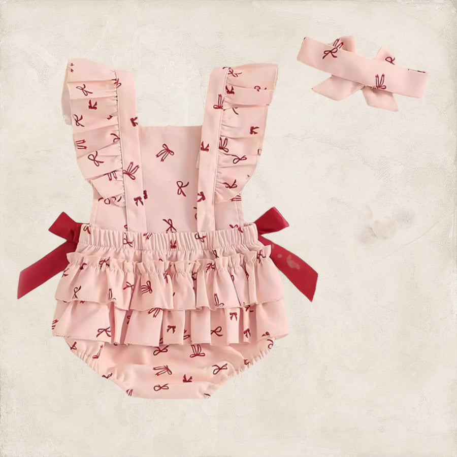 Lovely Pink Romper w/ Bows