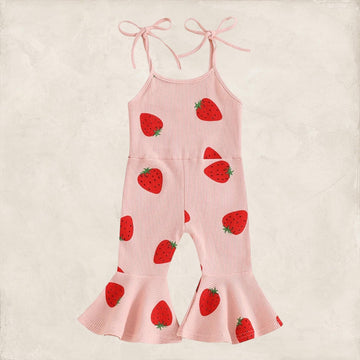 Strawberry - Bellbottom Jumpsuit