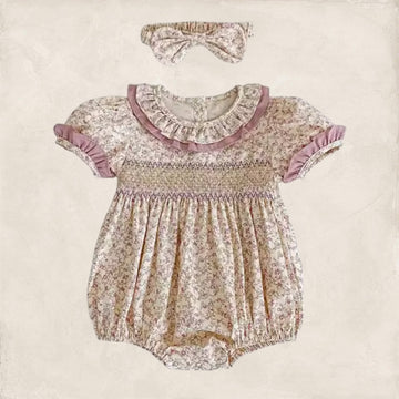 Lilac Floral Romper