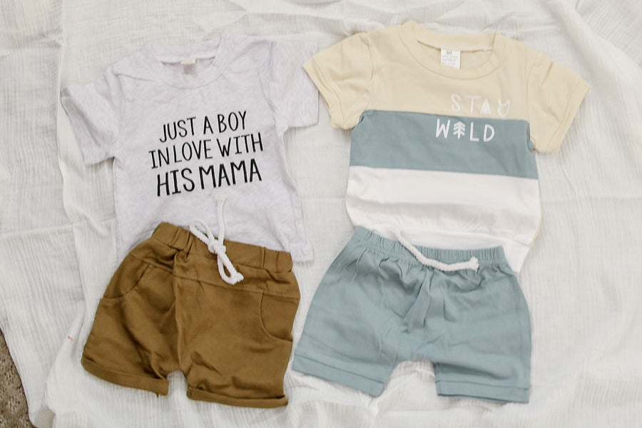 Stay Wild Shirt + Shorts Set