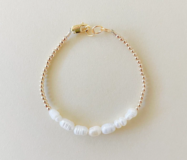 Little Lady Pearl | Bracelet Gold Filled