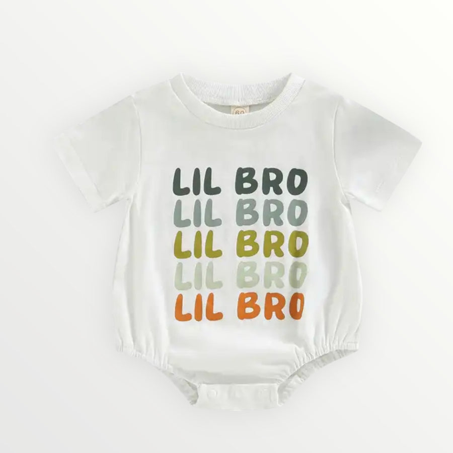 Lil Brother Shirt Romper