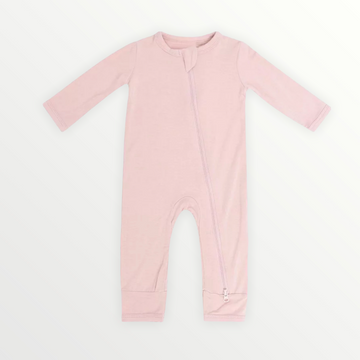 Baby Zippered Footed Jammies - Pink
