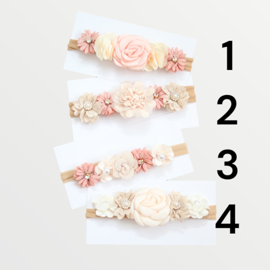 Flower Headband - 4 Colors Available