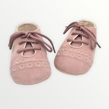 Suede Baby Shoes - Pink