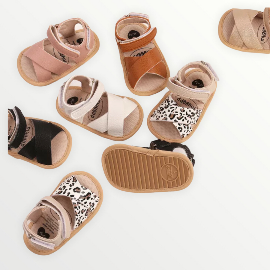 PU Leather Sandals - 6 Colors