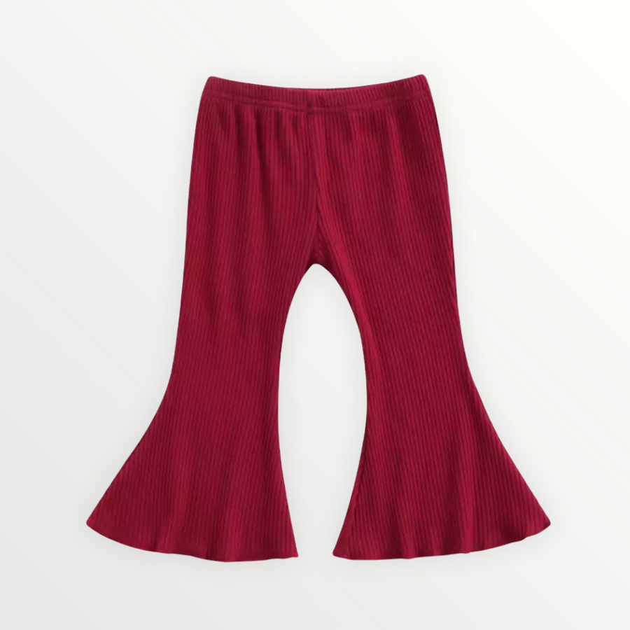 Claire | Flare Pants - Red