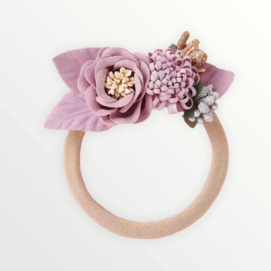 Flower Headband - Boho Purple