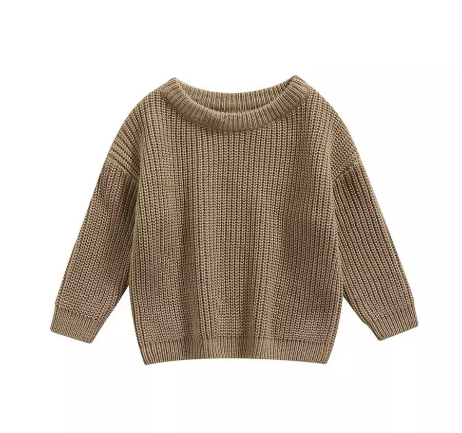 Willow Knit Sweater - Taupe