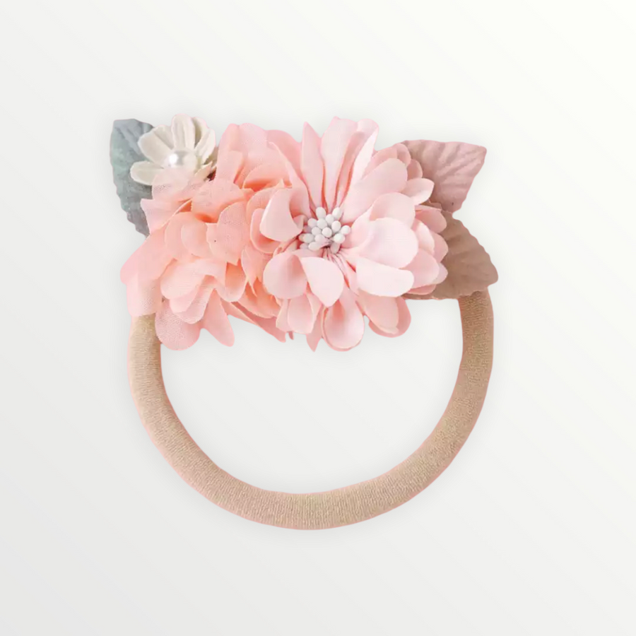 Flower Headband - Baby Pink