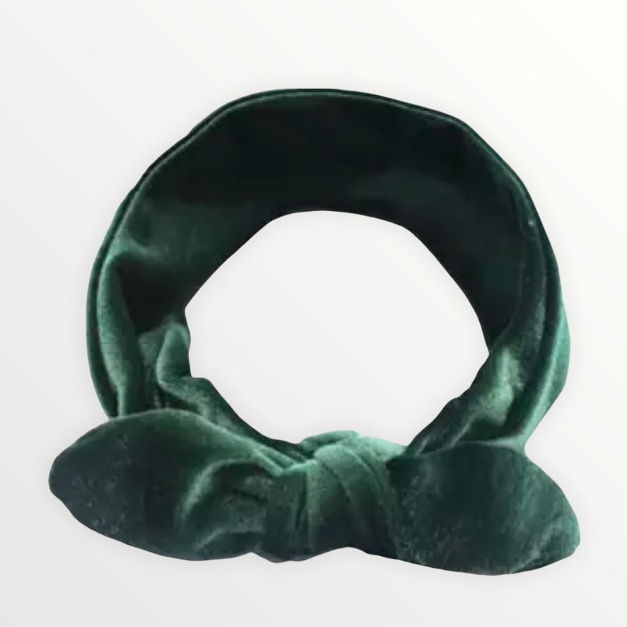 Pretty Velvet Headband - Green