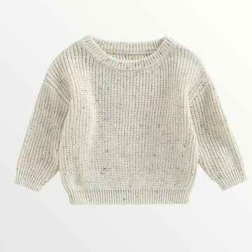 Speckled Sweater- Cream